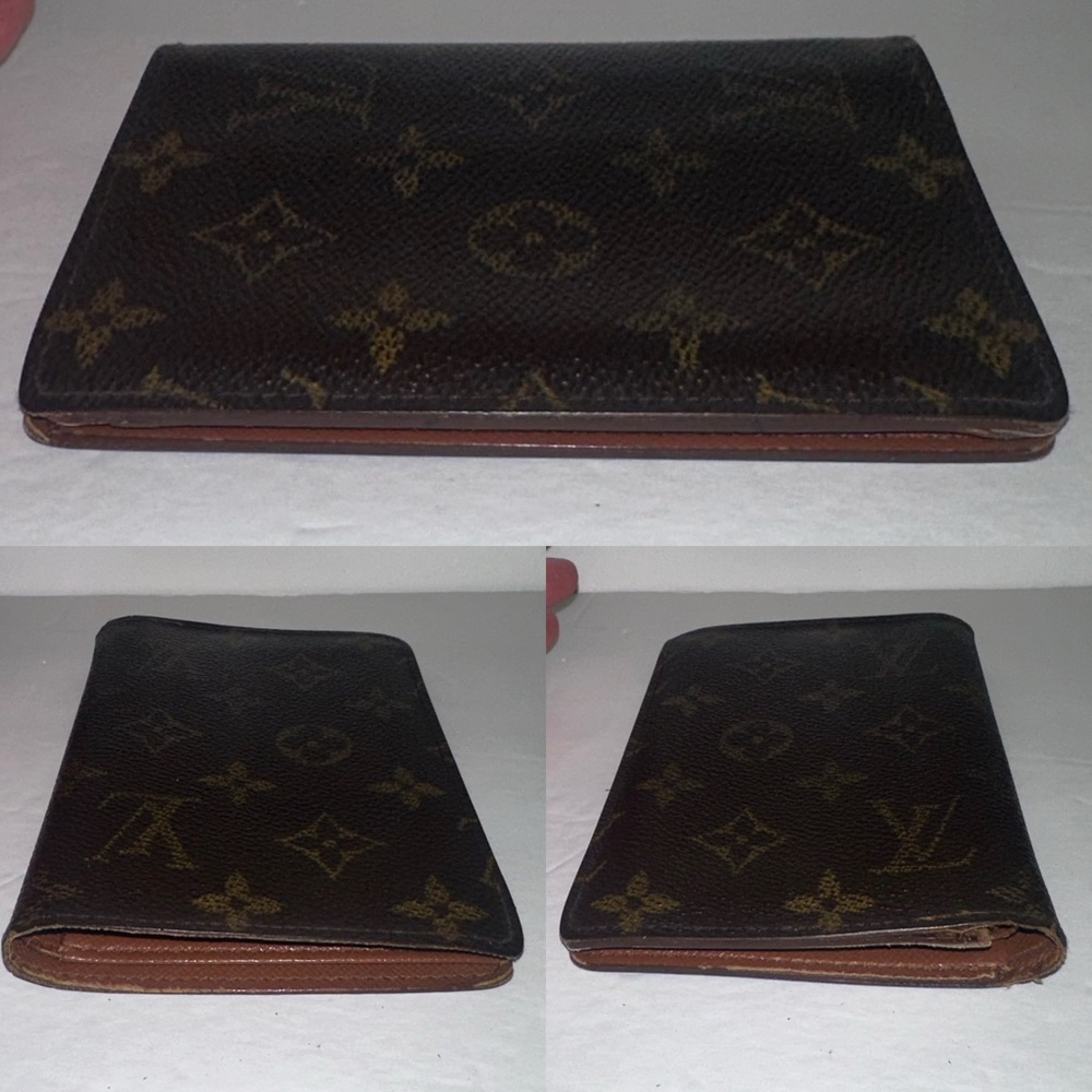 Louis Vuitton PROJECT Bifold Passport Holder Coin Pouch Monogram Leather Ca0947 - Picture 3 of 17